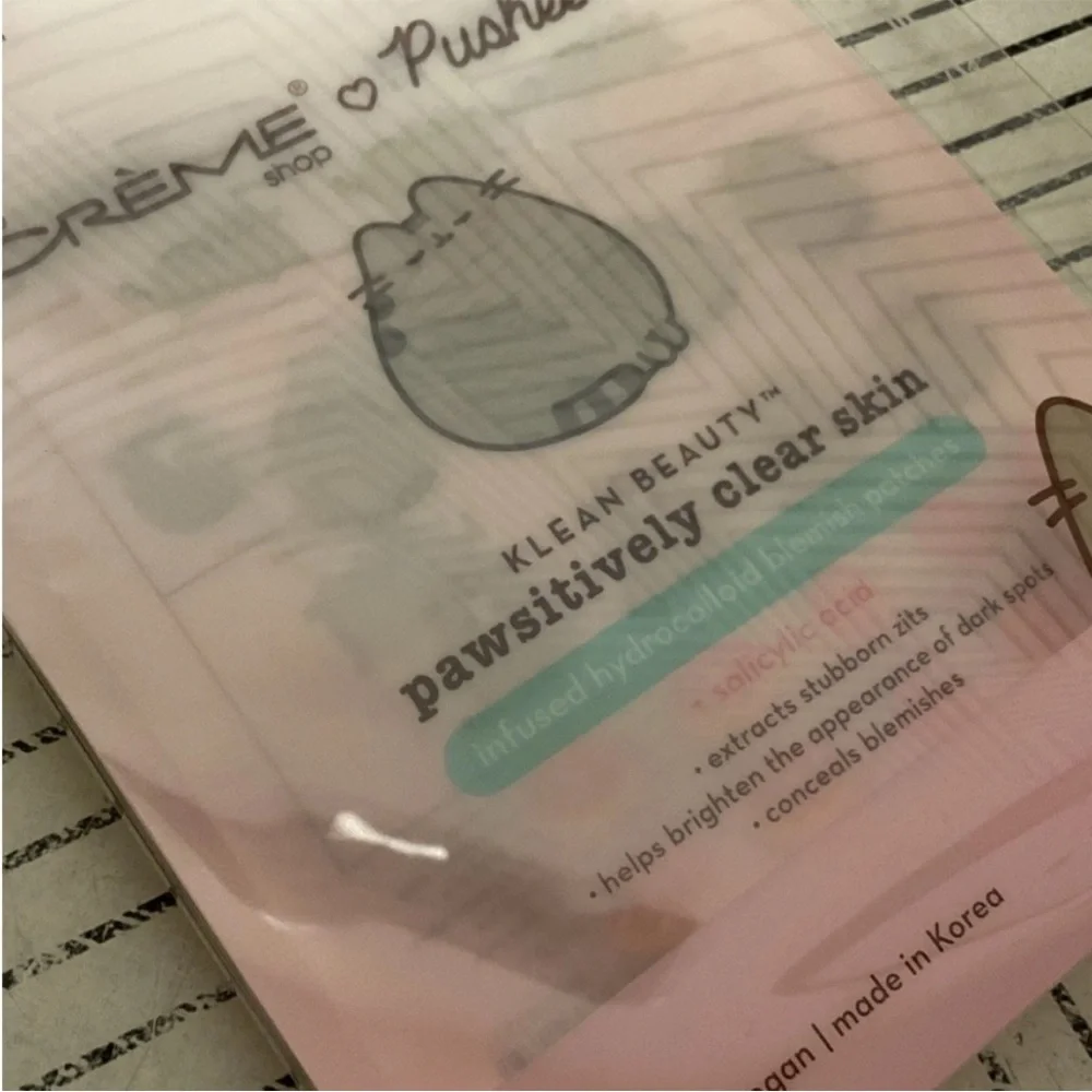 Pusheen Pink Blemish Patches by The Crème Shop